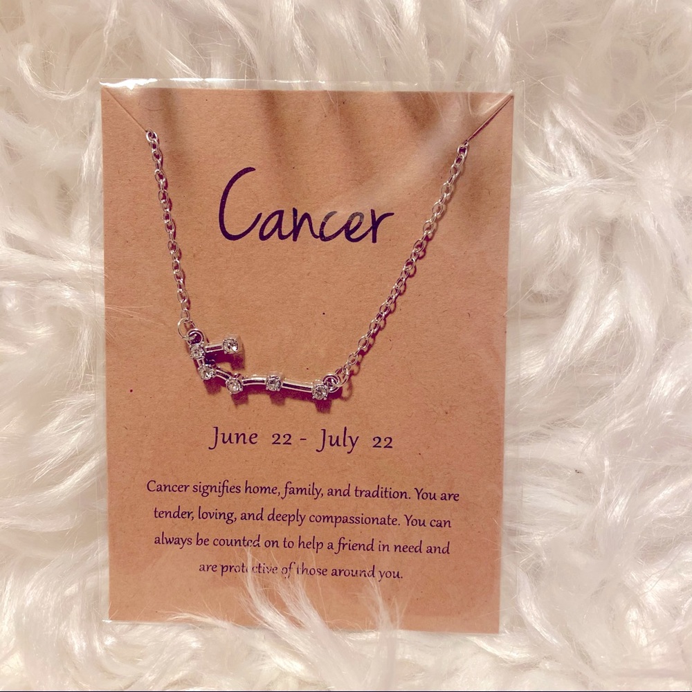 NEW! Cancer ♋️ Necklace Zodiac Sign